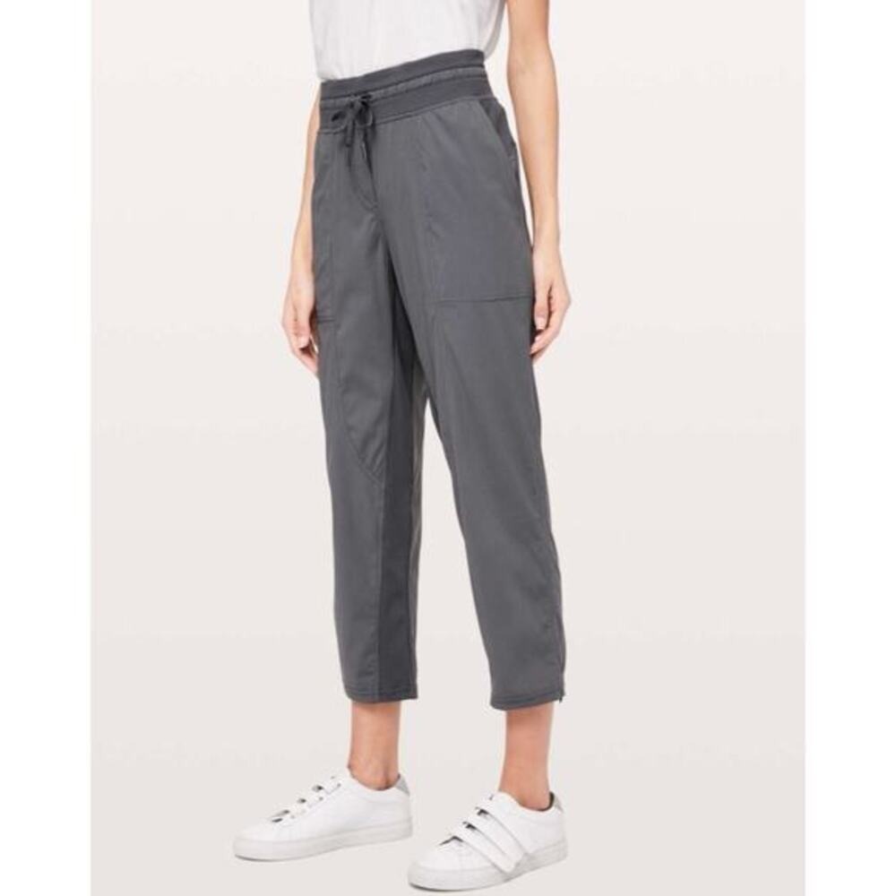Lululemon Dance Studio Crop 25" Titanium‎ Gray Pants